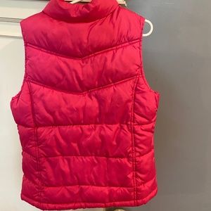 Old Navy pink puffer vest